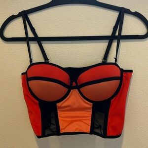 Bebe corset top medium